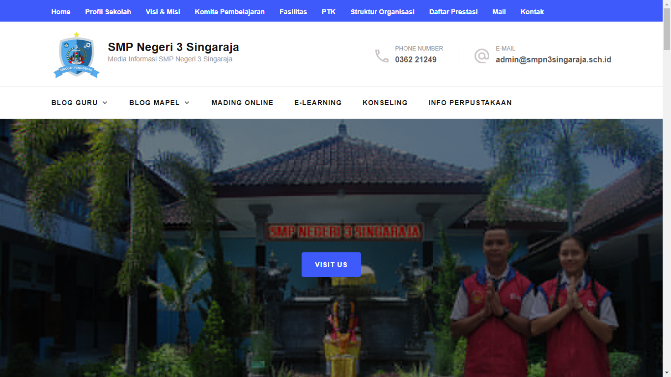 website smpn 3 singaraja