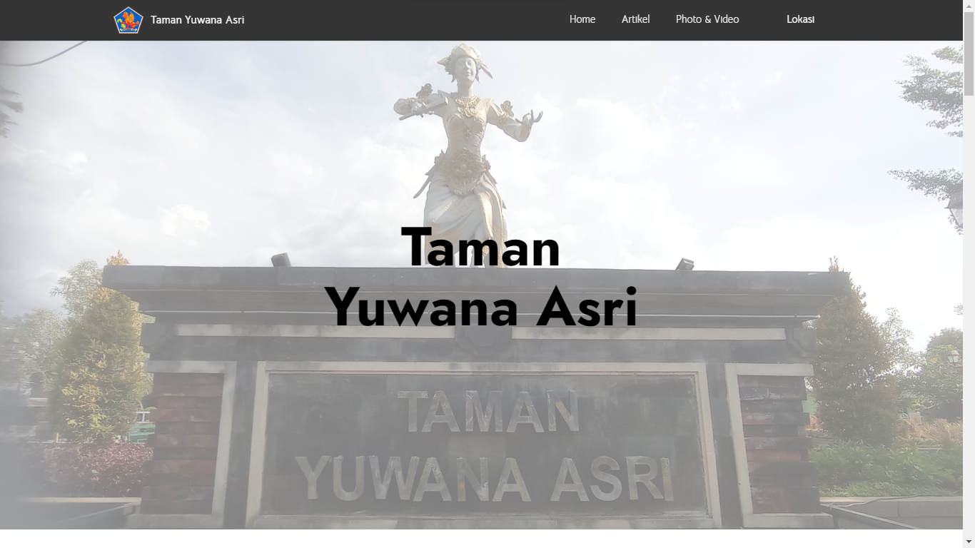 website destinasi wisata taman yuwana asri